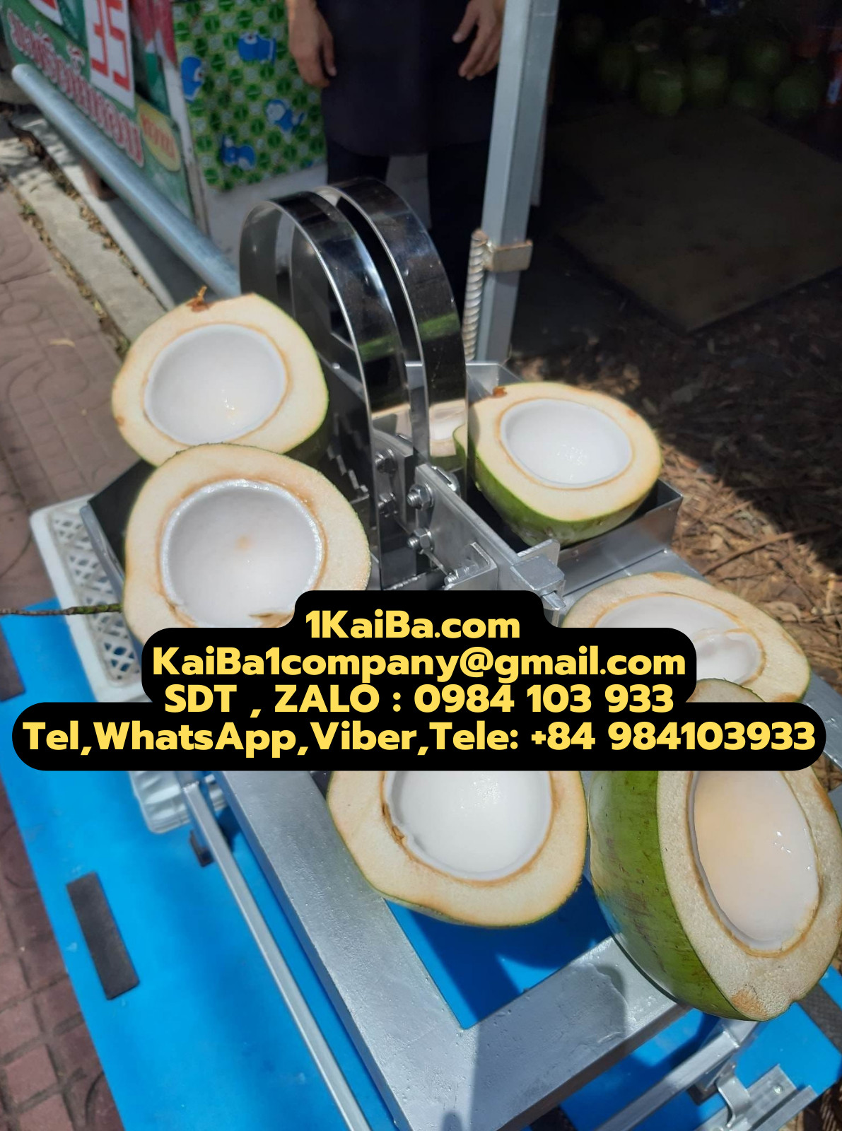 máy cắt dừa tươi