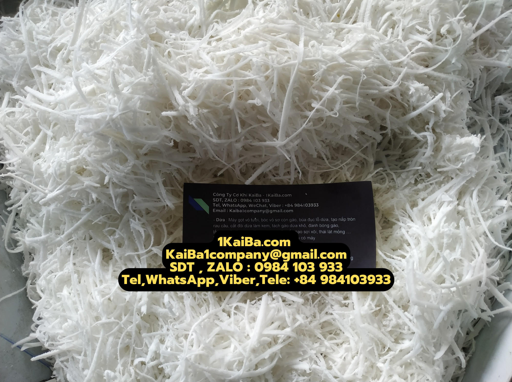 Máy bào sợi dừa